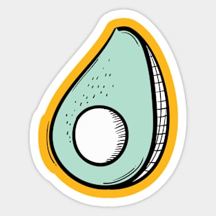 Avocado Sticker